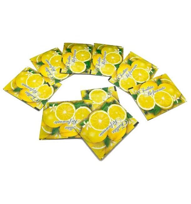 Toallitas perfumadas LIMÓN 6x8 500unidades
