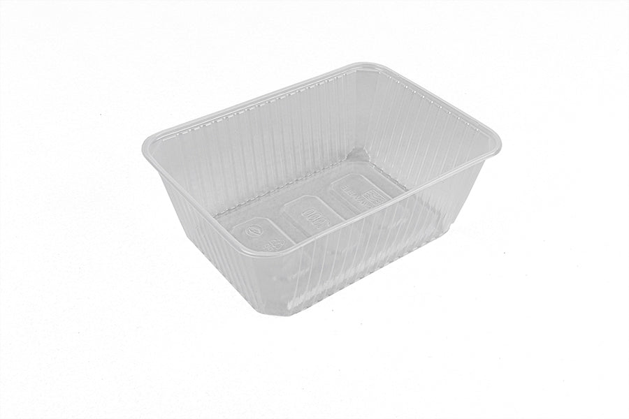 Envase microondas -PP- 1.000cc -sin tapa-, 50uds