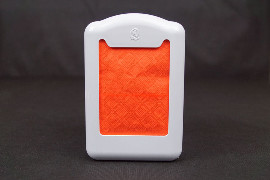 Servilletas Miniservis 17x17cm Naranja Tissue, 80u