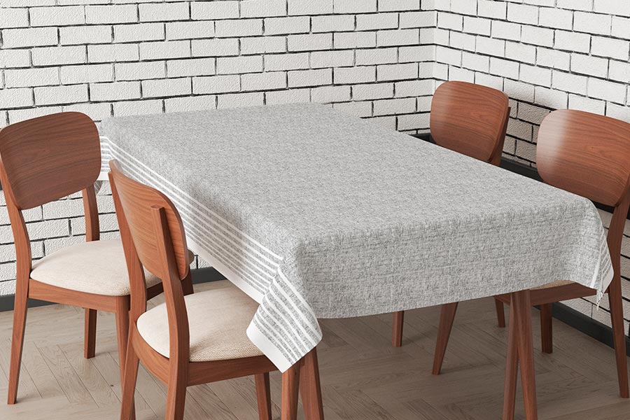 Mantel Air Soft 120x120cm Gris Deco. Nairobi, 100uds