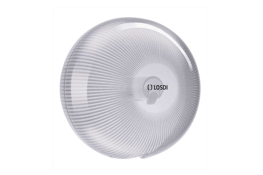 Dispensador Papel Higienico Policarbonato Blanco Losdi Jumbo