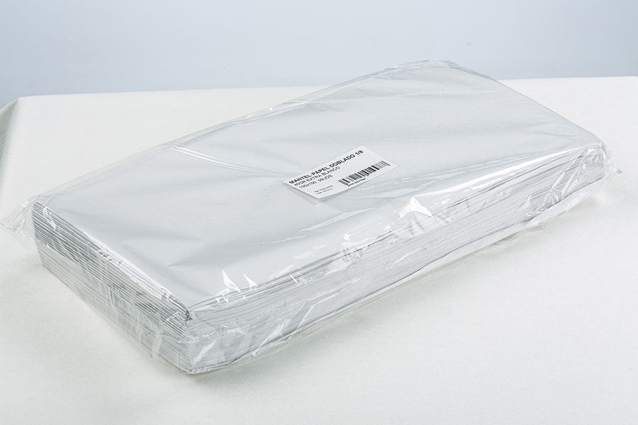 Mantel papel 100x100cm 40gr Extra Pleg. 1/8, 250uds