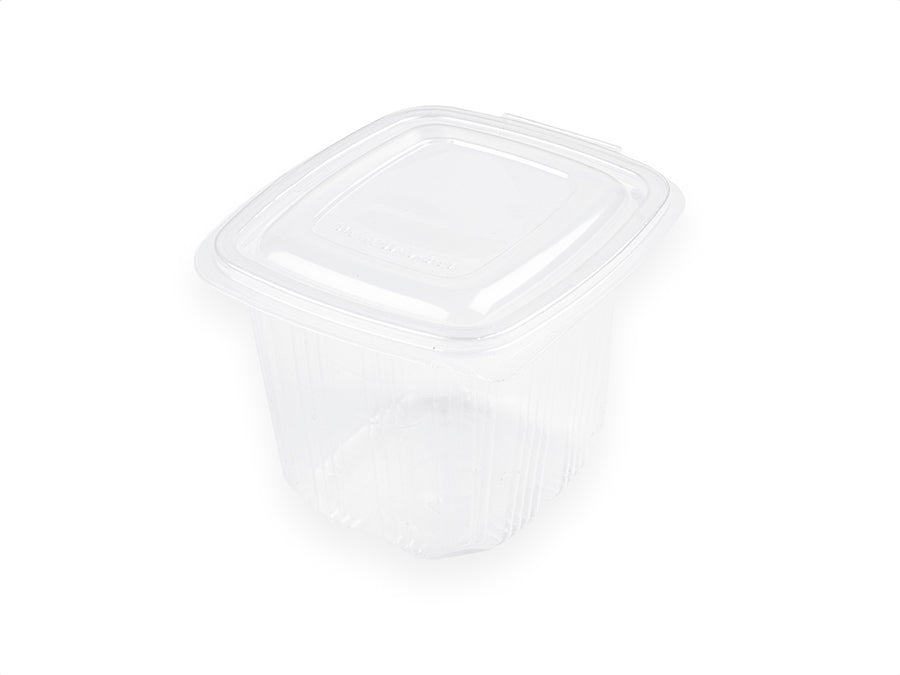 Envase Bisagra Microondas -PP- 750cc (6pq x 100uds)(-5ºC a +120ºC)