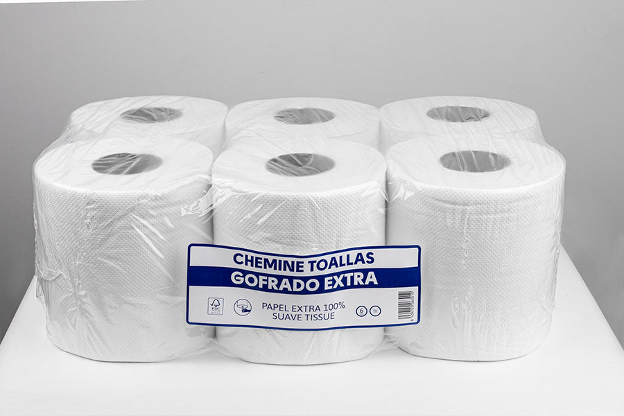 Cheminé Extra Gofrado 0,8Kg, 6uds