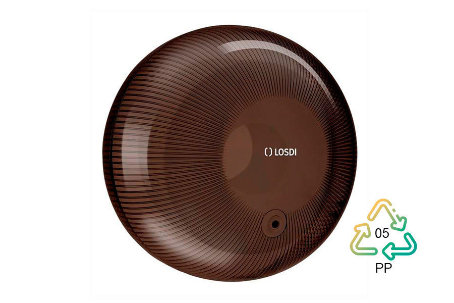 Dispensador Papel Higienico Polipropileno Negro Losdi (Dispensación controlada)