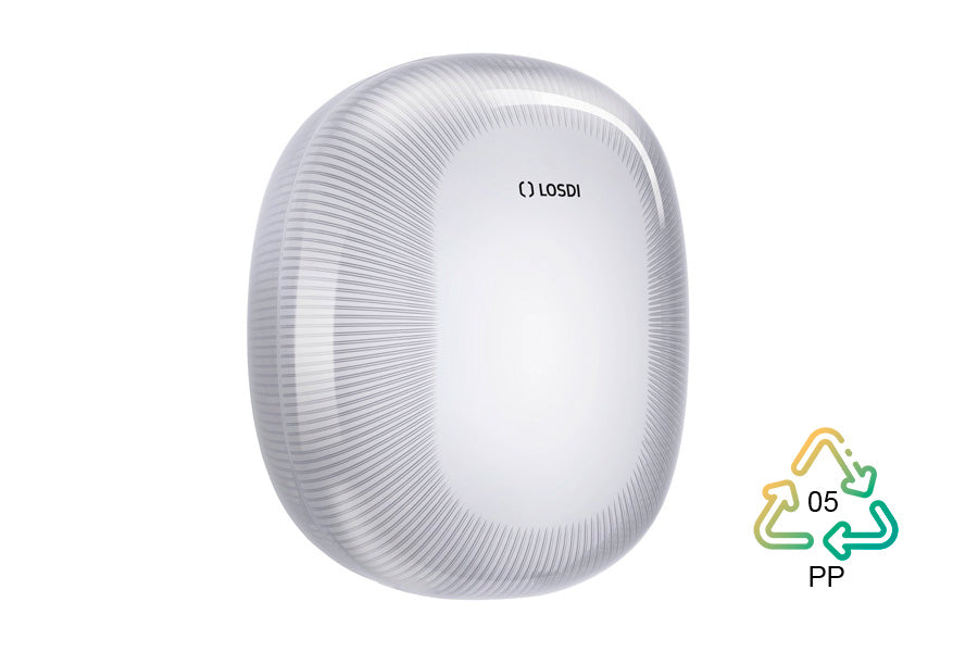 Dispensador papel mecha Polipropileno Blanco Losdi