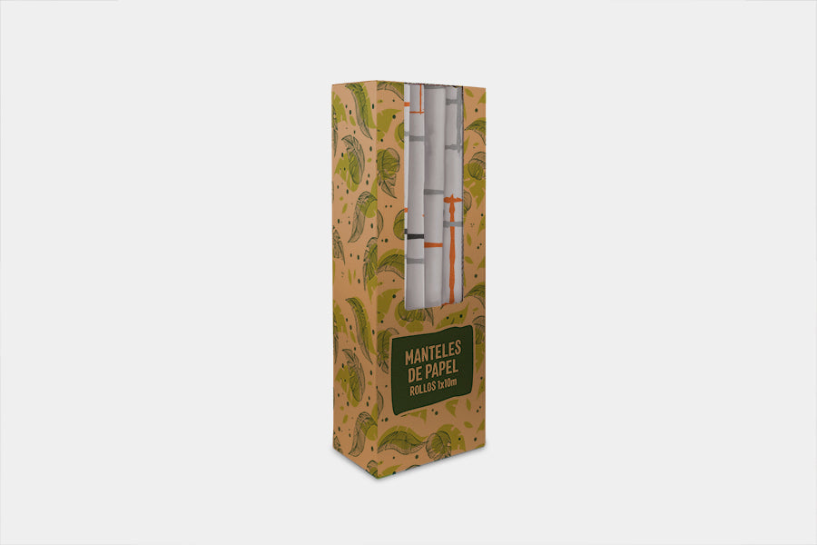 Rollo Mantel Papel 1x10m 35gr Blanco Deco. Marcos