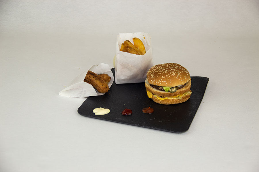 Bolsa Papel Antigrasa 9+5x10cm 35gr Blanco, 2.000uds