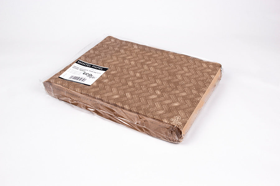 Mantel Papel 30x40cm 100gr Eco Nature Deco. Nudos,