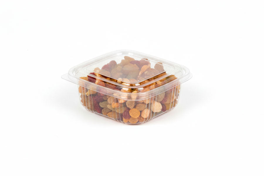 Envase Tapa Bisagra -PET- 250cc. (6pq. x 100ud.)