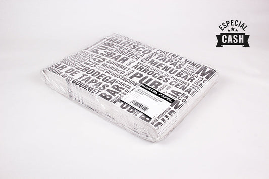 Mantel papel 30x40 Blanco 40gr E Deco. Gourmet