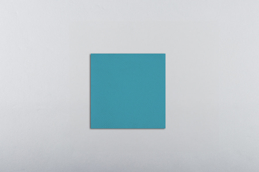 Servilletas 20x20 Punta-Punta 100ud. TURQUESA