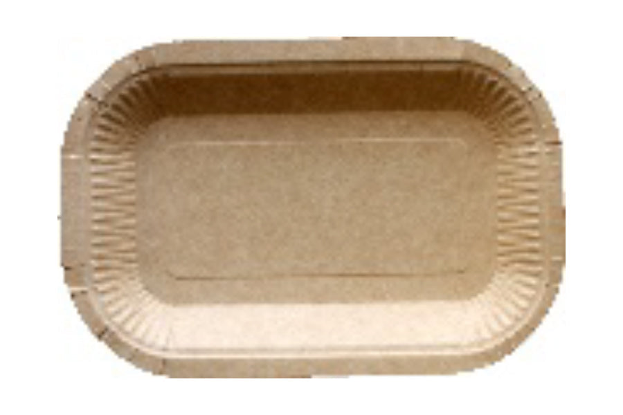 BANDEJA KRAFT 15X23 ANTIGRASA 250GR  50UDS