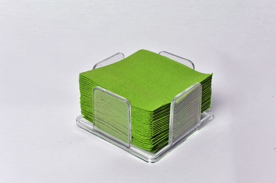 Servilletas 20x20 Punta-Punta 100ud. Pistacho