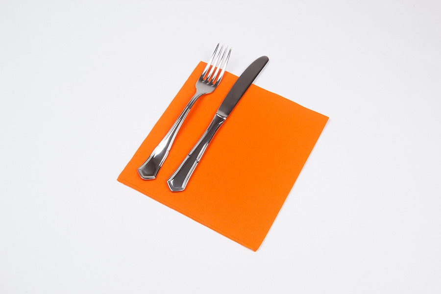 Servilleta 40x40 Punta Punta 50ud Naranja