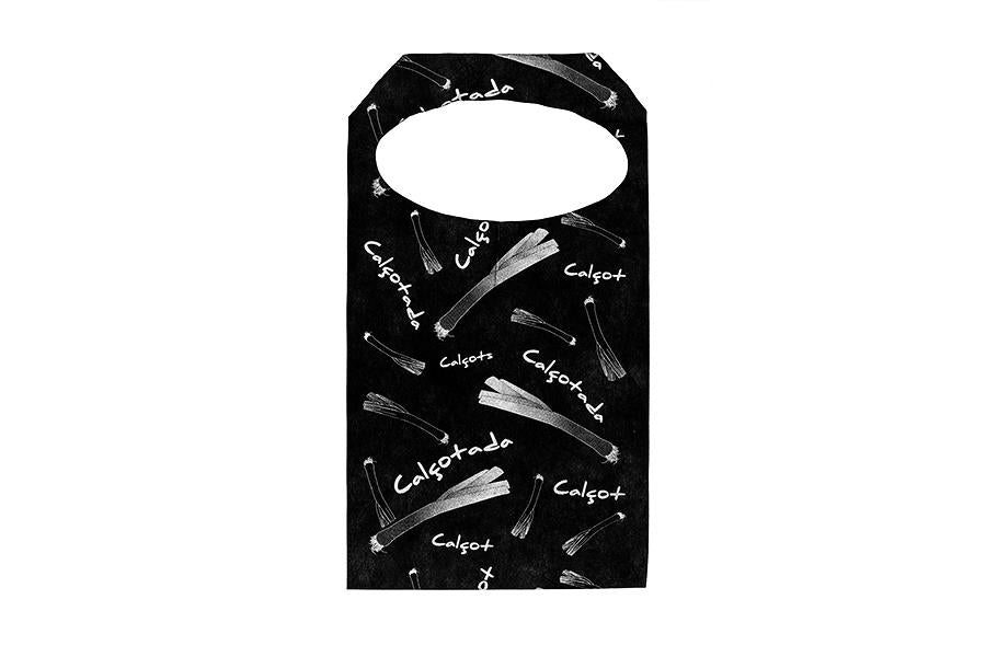 Peto Novotex 35x60cm Talla G Negro Deco. Calçots B