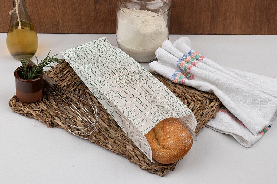 Bolsa Papel Antigrasa 9+5x32cm 35gr. Deco. Gourmet