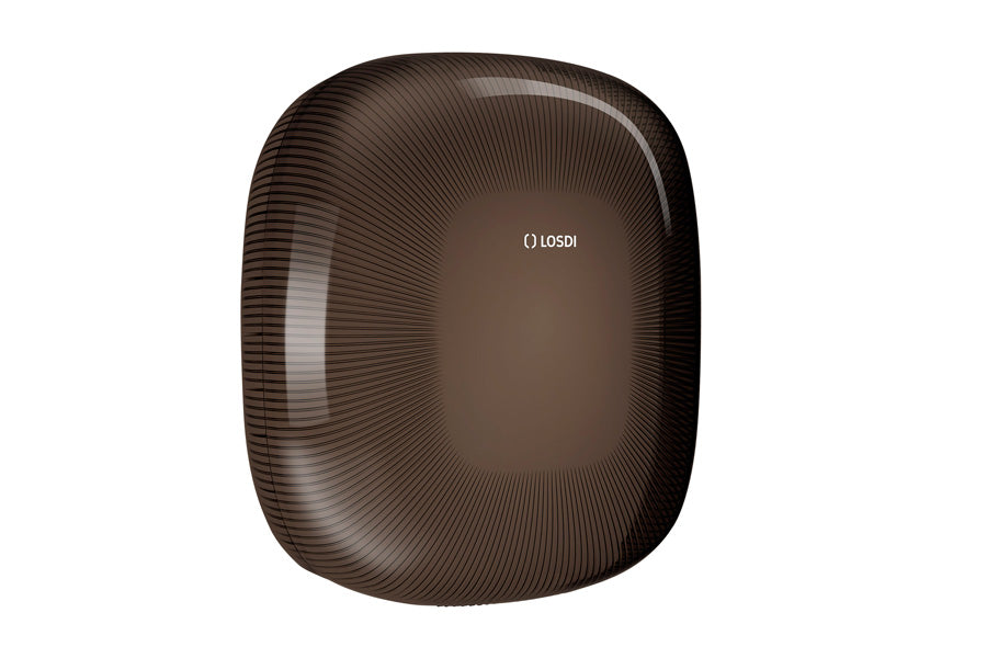 Dispensador Portatoallas Policarbonato Negro Losdi