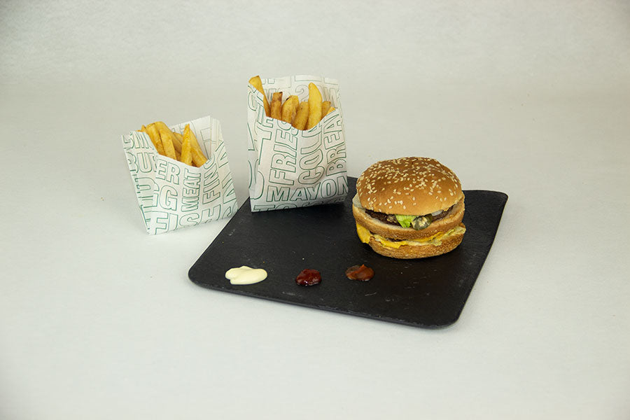 Bolsa Papel Antigrasa 12+6x12cm 35gr Deco. Gourmet