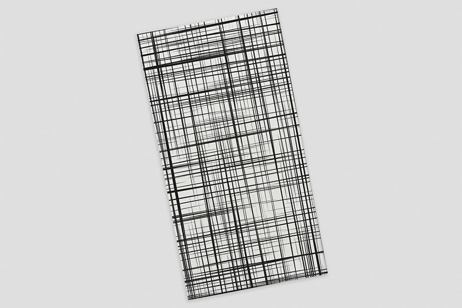 Serv. 30x40 PP 100uds Deco. Urban Negro