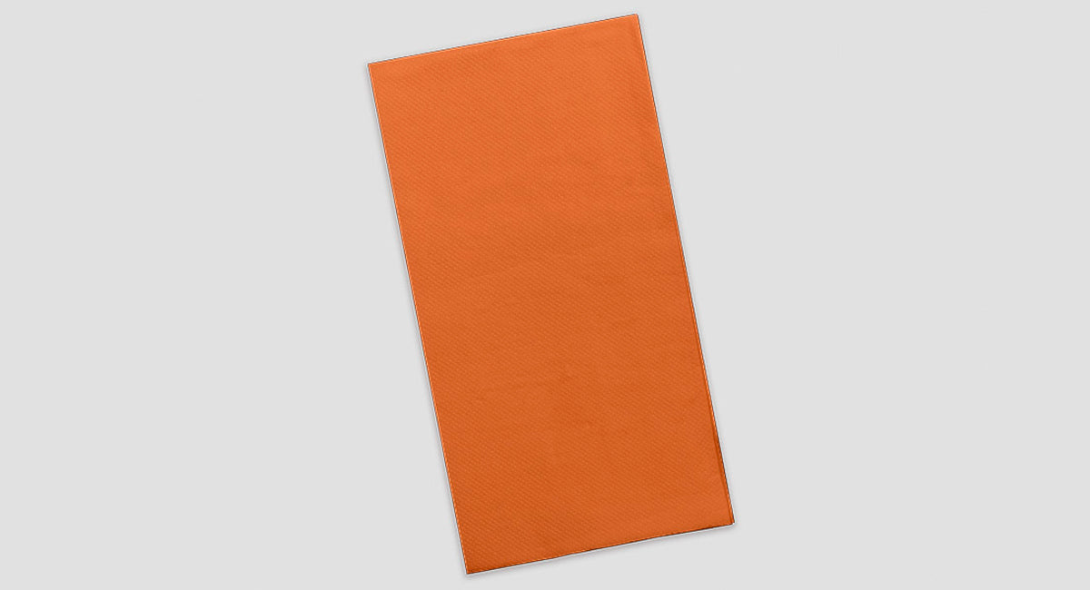Servilleta 30x40 Punta-Punta 50ud Naranja