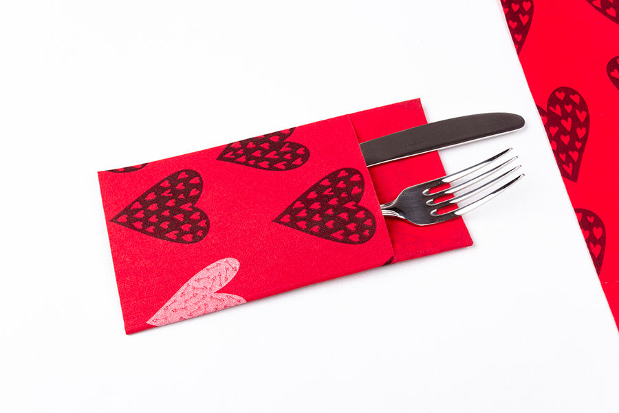 Kanguro Air Soft 40x40cm Rojo Deco. Agatha, 240uds