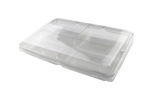 Envase tapa bisagra loncheados -pet- 1250cc, 25uds