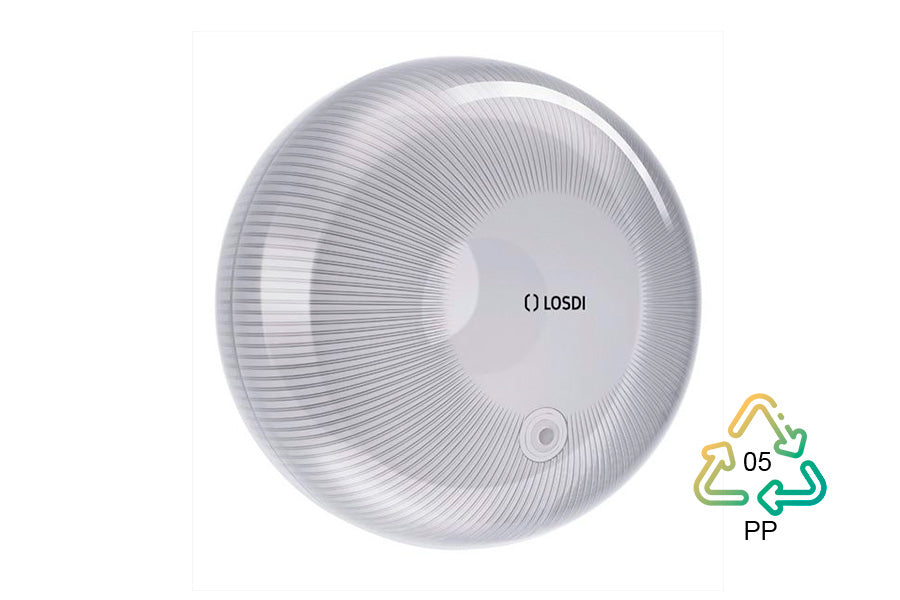 Dispensador Papel Higiénico Polipropileno Blanco Losdi (Dispensación Controlada)