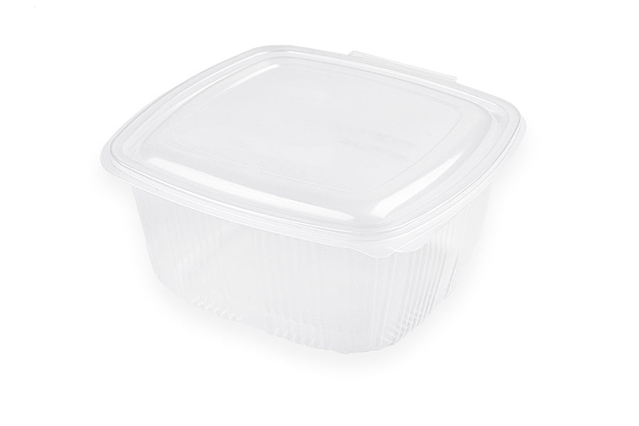 Envase Bisagra Microondas -PP- 1800cc, 50uds (-5ºC a +120ºC)