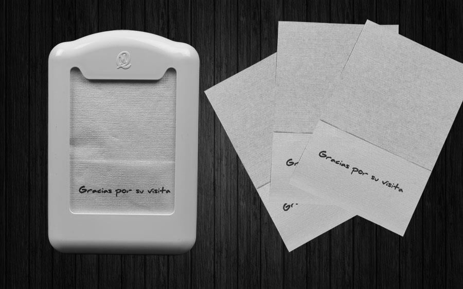 Serv. Miniservis 17x17 Blanco Tissue 200ud