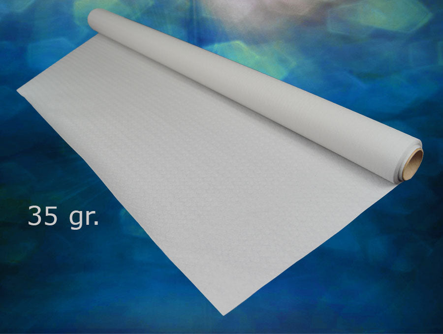 Rollo mantel papel blanco 1x100m 35 gr.