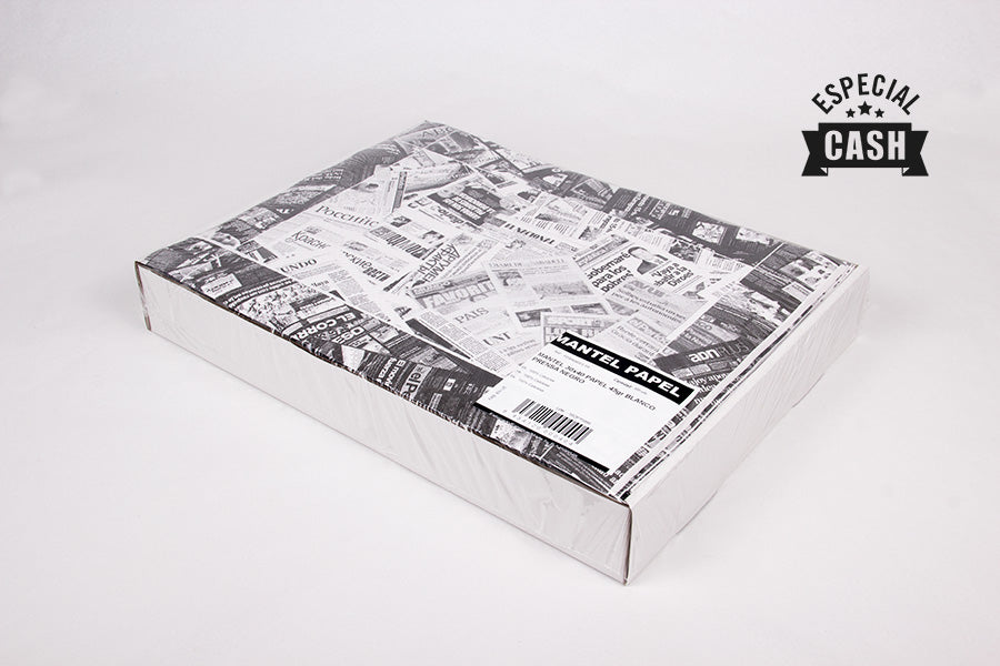 Mantel papel 30x40 Blanco 45gr Deco. Prensa