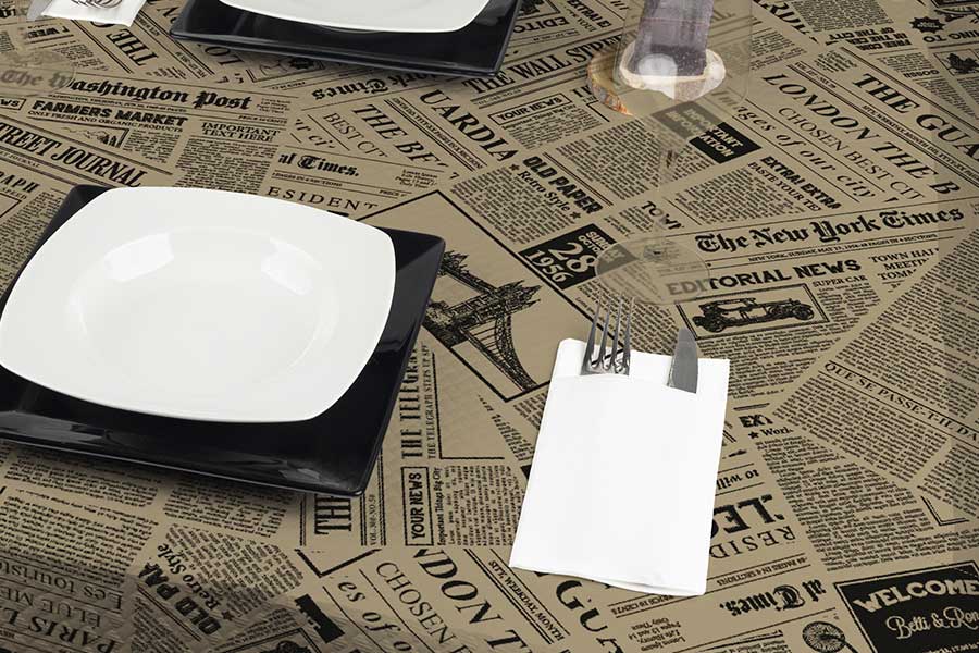 Mantel 100x100cm Eco Nature Deco. Prensa, 400uds (