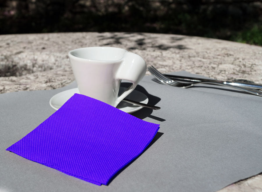 Servilletas 20x20 Micropunto 100ud Violeta