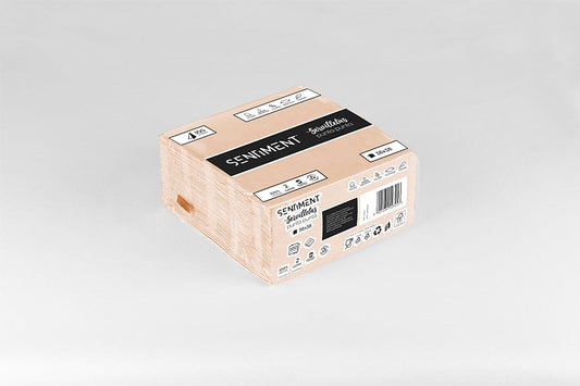 Servilleta Punta Punta 38x38cm Salmón, 40uds 24paq