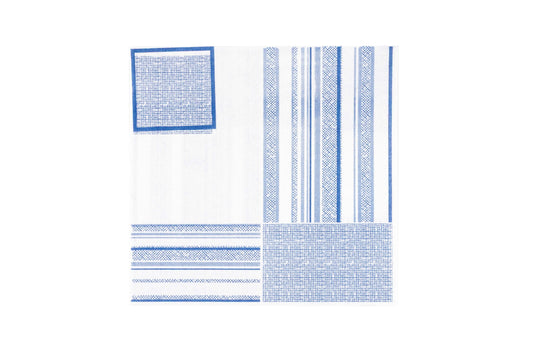 Servilleta Bambutex 40x40cm Deco. Campos Agua Mari