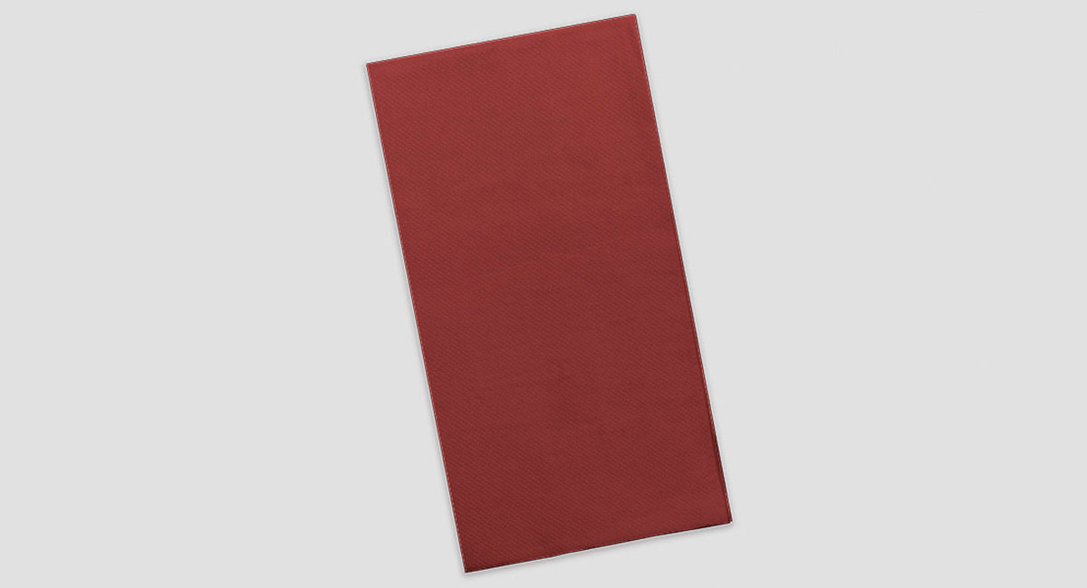 Servilleta 30x40 Punta-Punta 50ud Burdeos