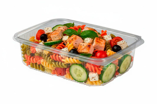 Envase tapa bisagra -Pet- 1.500cc 100uds