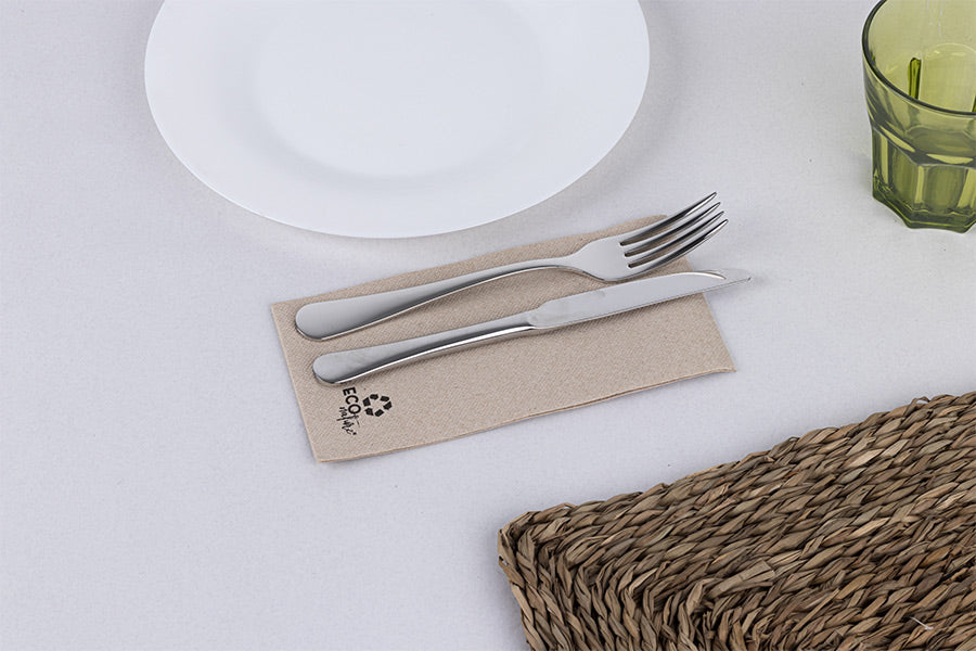 Servilletas Punta Punta 24x40cm Pleg. 1/6 Libro Eco Nature, 1.200uds