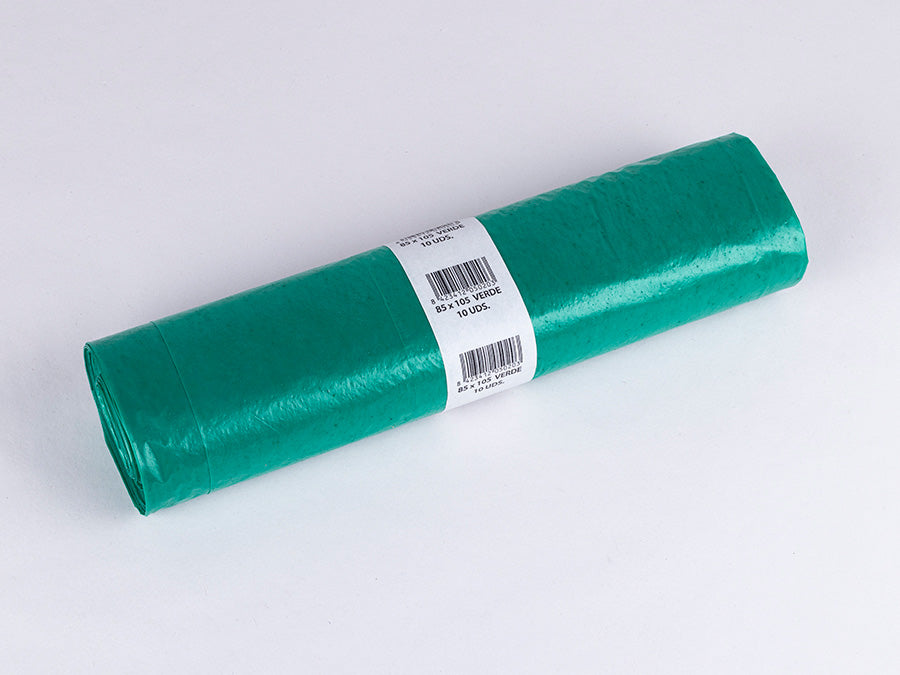 Bolsa Basura 85x105cm Verde G-120 10u