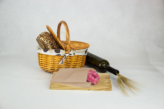 Bolsa Papel Antigrasa Eco Nature 12+6x20cm 35gr