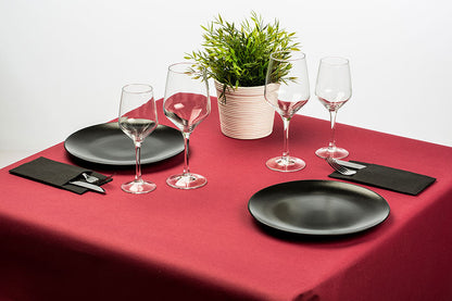 Mantel Extratela Liso 100x100cm Negro (Conf 96X96)