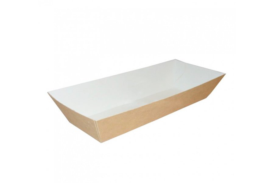 Bandeja Kraft Hot Dog 5.5x17x3.7 50 uds