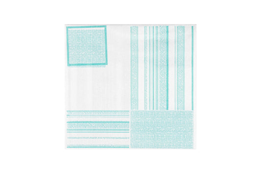 Servilleta Bambutex 40x40cm Deco. Campos Agua Mari