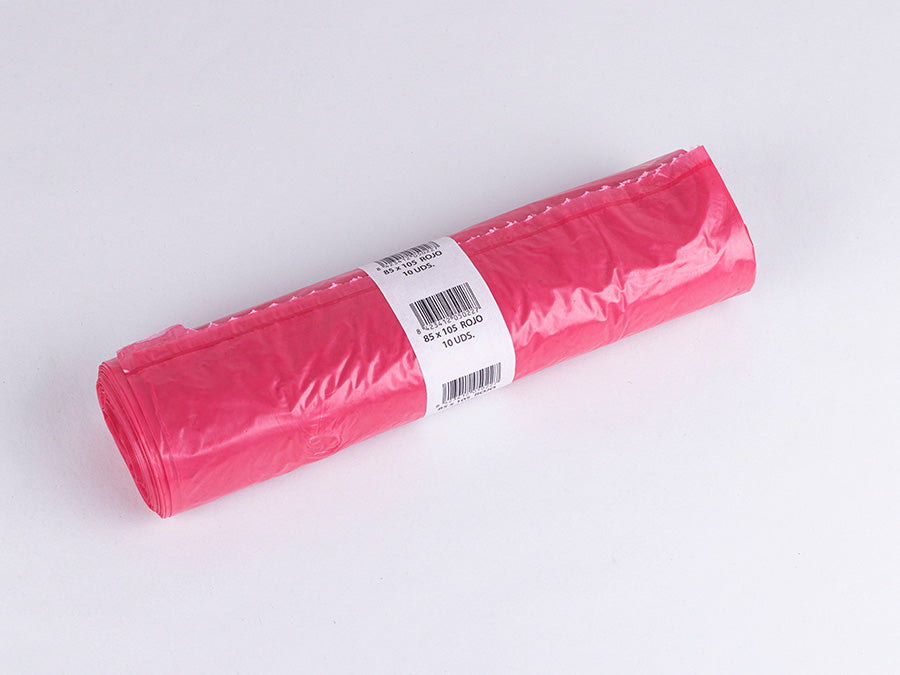 Bolsa Basura 85x105cm Rojo G-120 10u