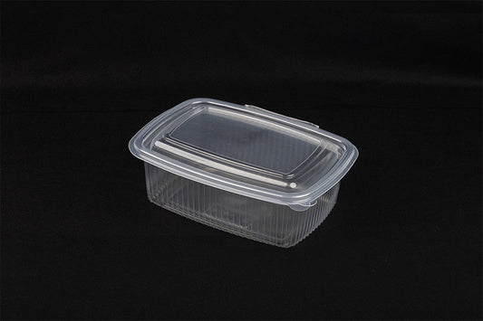 ENVASE PP 1000CC OVAL TAPA BISAGRA (PACK 50U)