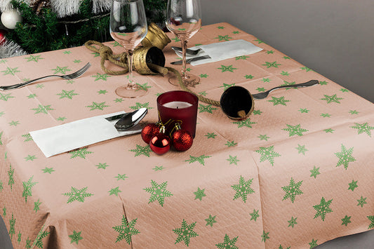 Mantel Eco Nature Pleg. 1/8 100x100 Deco. Estrella