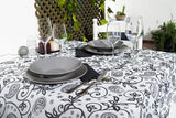 Mantel Novotex 100x100cm Blanco Decorado, 150uds