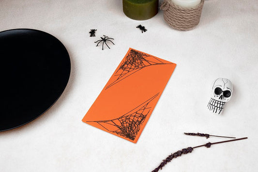 Servilleta Punta Punta 30x40cm 1/6 Deco. Halloween