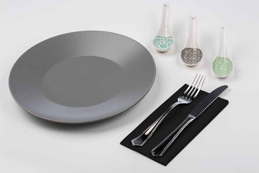 Servilleta PP 40x40 Pleg. 1/8 30ud Negro